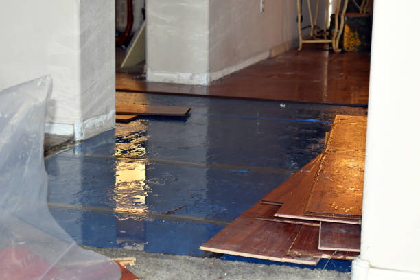 Professional Burst Pipe Cleanup technician working in Yorklyn, PA